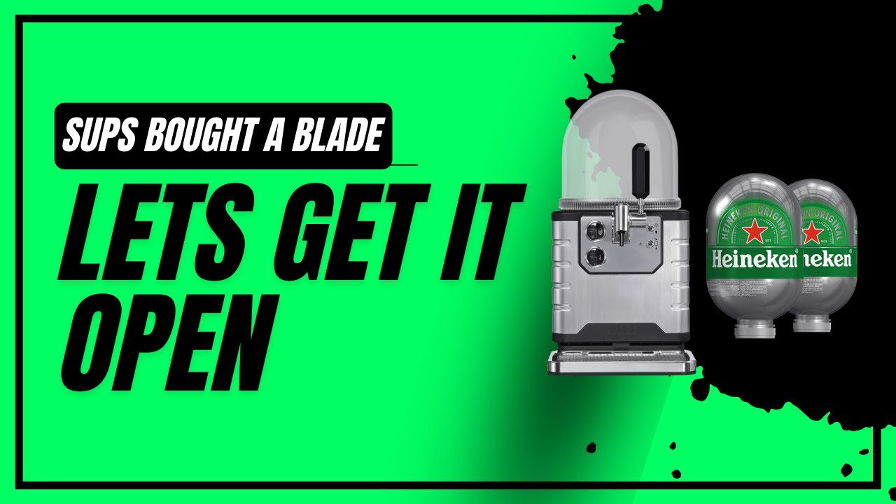 Heineken Blade Unboxing #beermachine #homebar #Heinekenblade