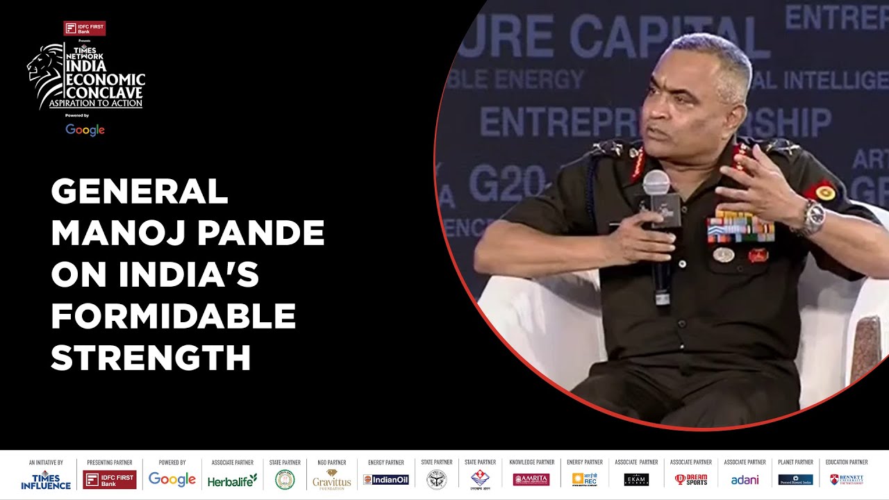 General Manoj Pande, Chief Of Army Staff, Speaks On India's Formidable Strength | IEC 2023