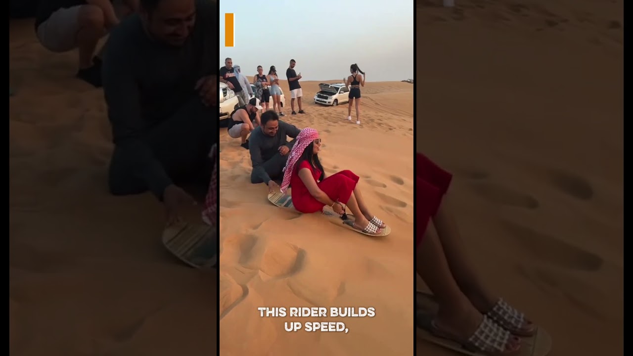 Top 5 Funniest Sand Board Fails🌵😂 | Epic Desert Wipeouts #shortsviral #fails #sanddune
