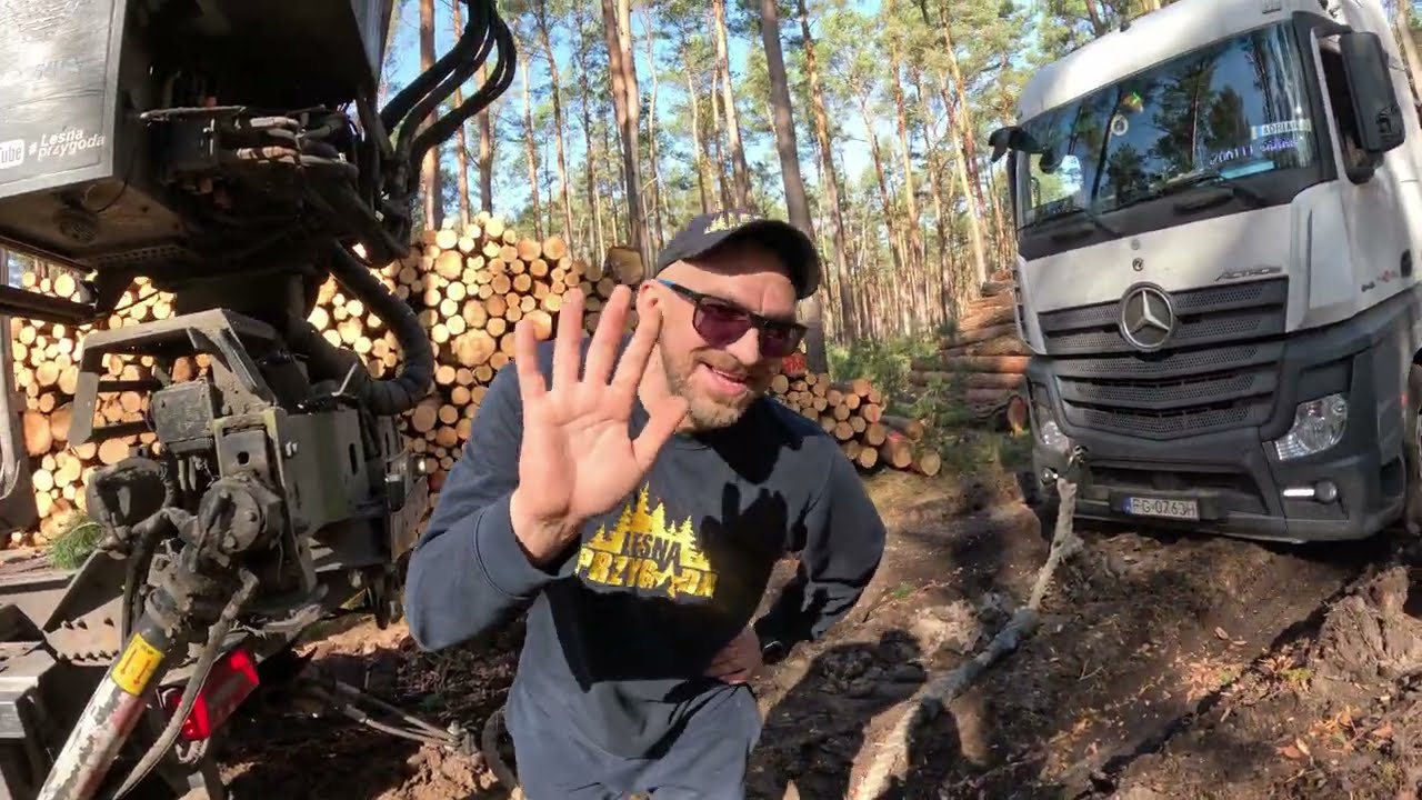 Leśna przygoda #579 ciągniemy naczepy | czas ucieka 