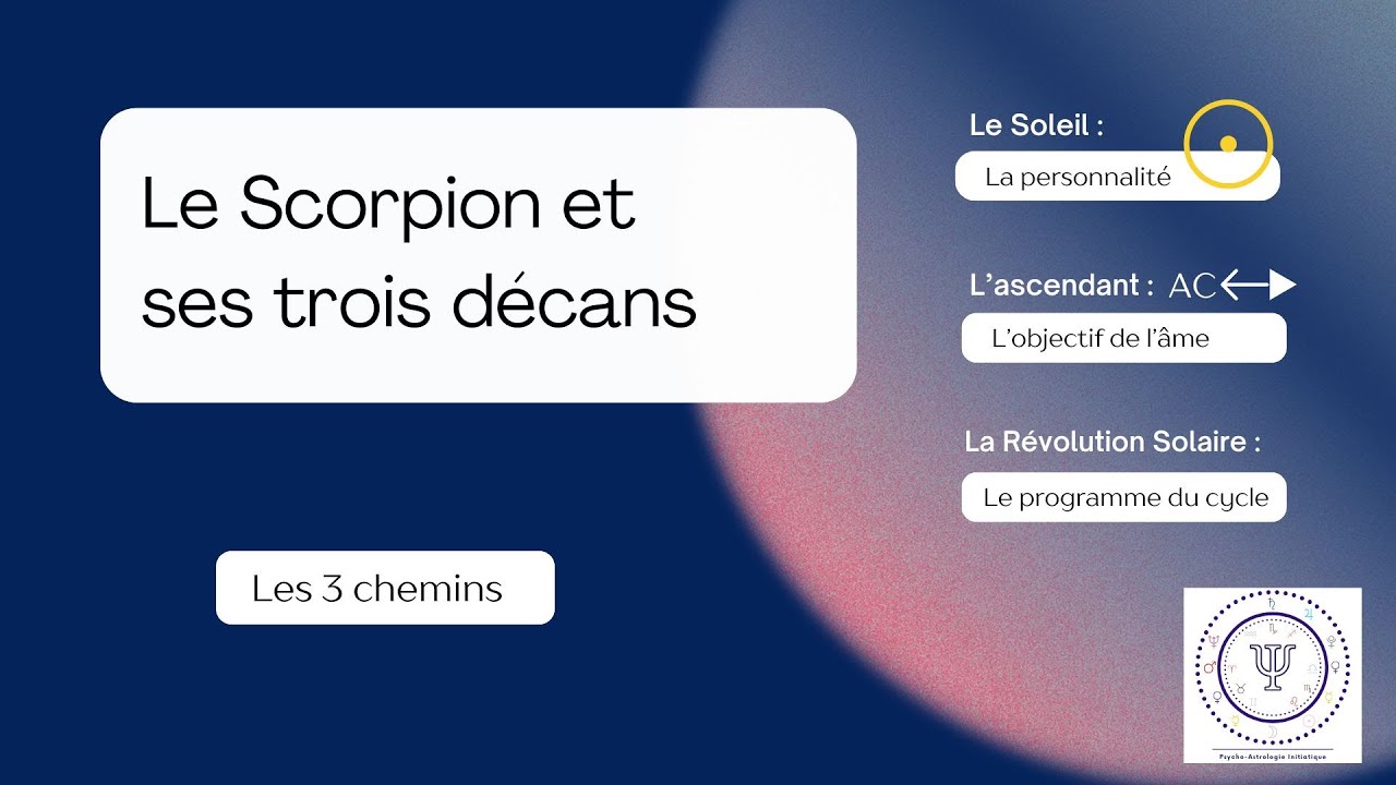 12. Les trois décans du Scorpion