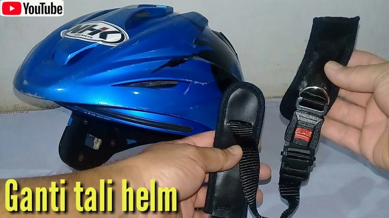 cara ganti tali helm NHK Double Visor