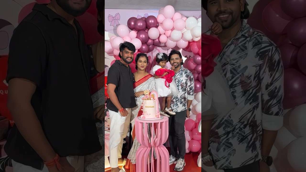 Kushaani birthday video😍&hearts;️