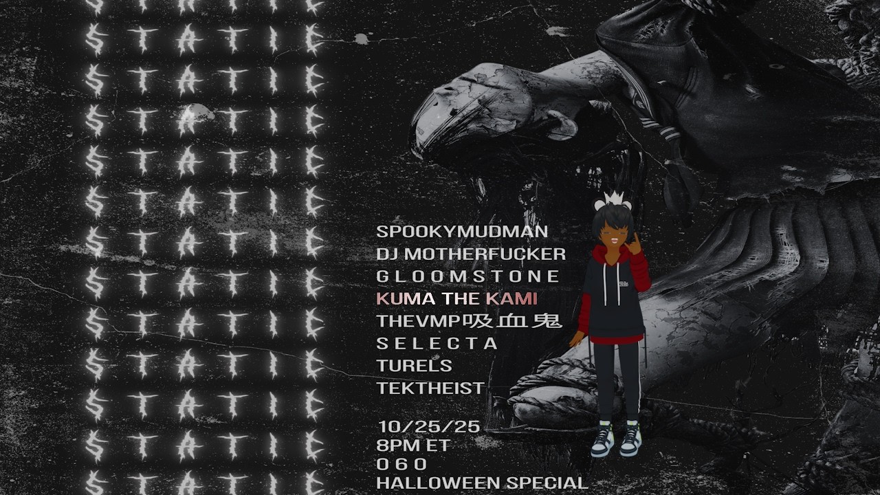 Kuma The Kami @ STATIC in VRChat 10 -25-25 [#HardTechno #hardstyle]