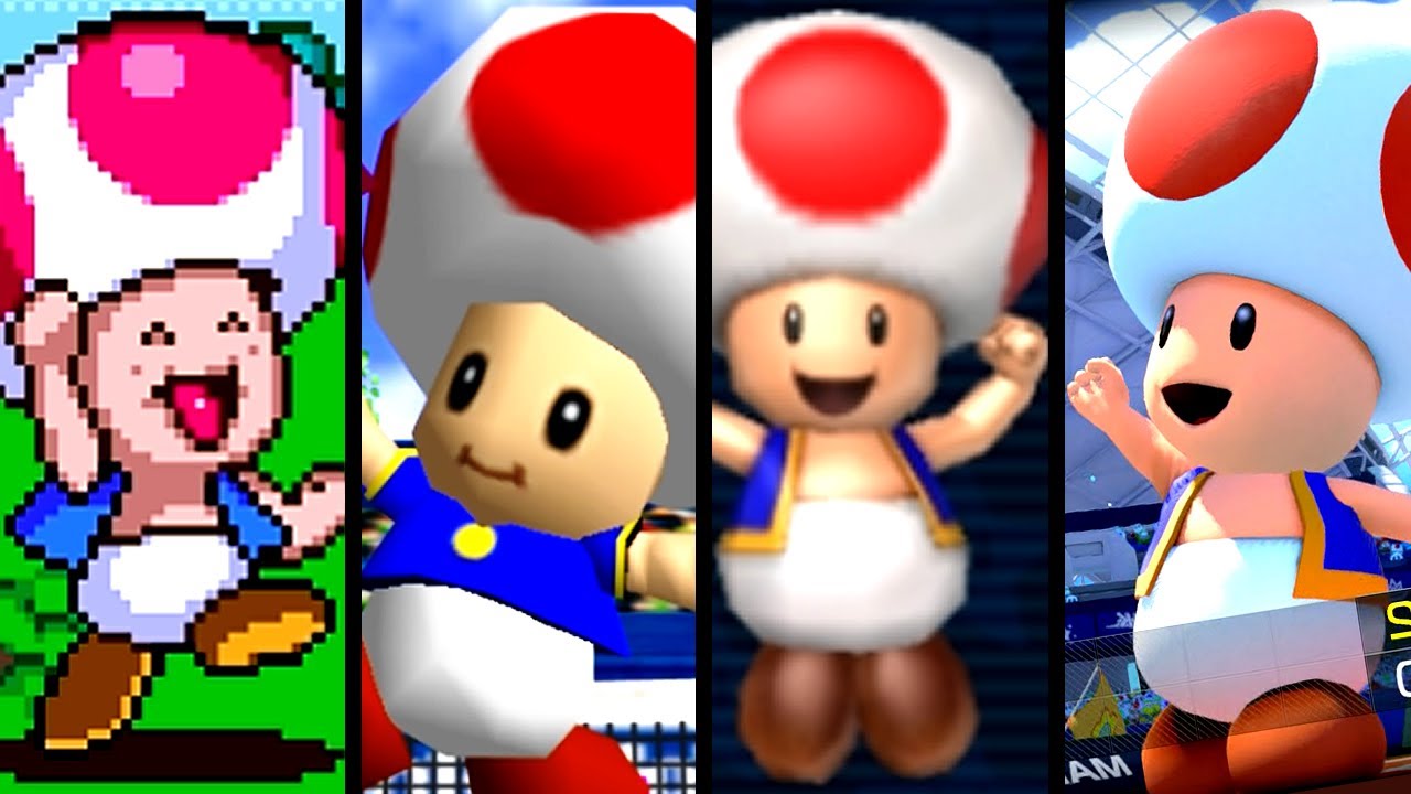 Super Mario Evolution of TOAD'S VOICE 1994-2017 (Switch to SNES)