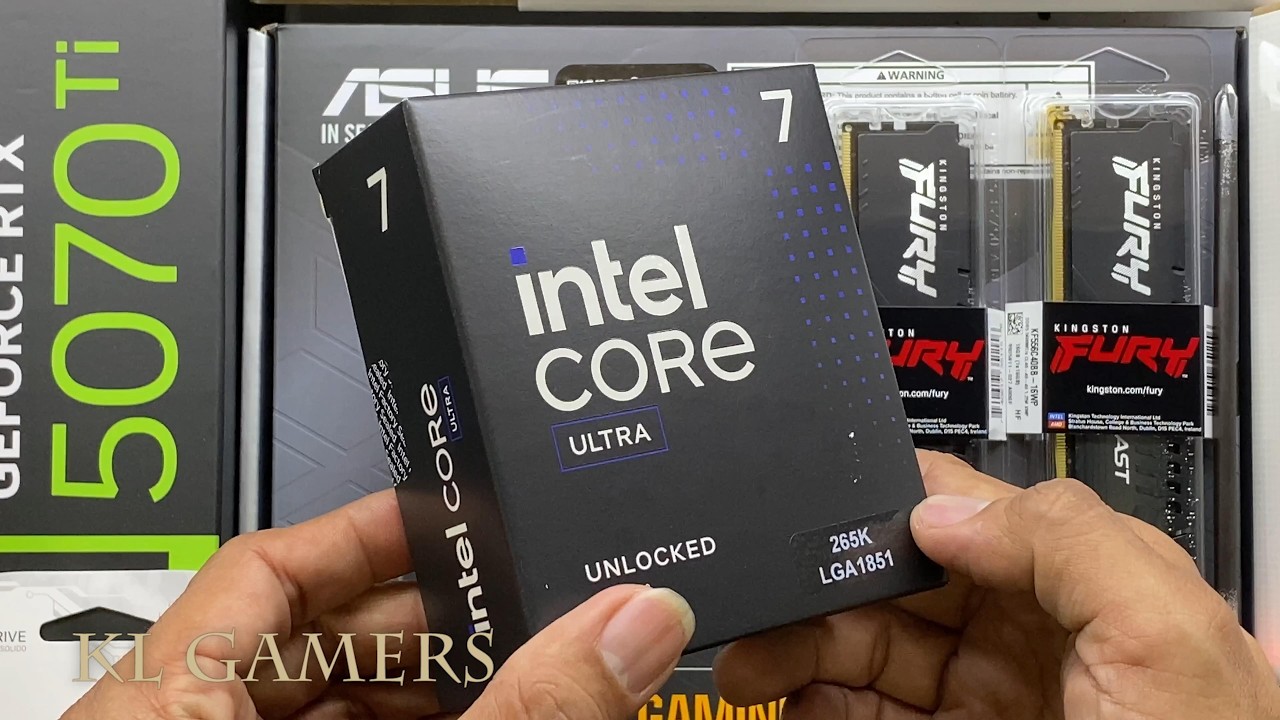 intel Core ULTRA 7 265K ASUS TUF GAMING B860M PLUS WIFI AK620 DIGITAL RTX5070TI DEEPCOOL CH160 PLUS