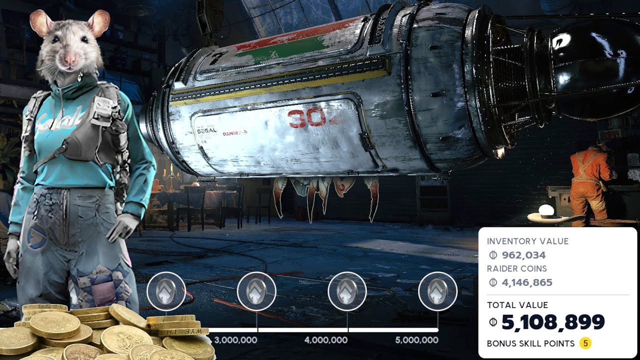 В режиме одиночной игры Arc Raiders я получил 5 миллионов за экспедицию только потому, что болел.