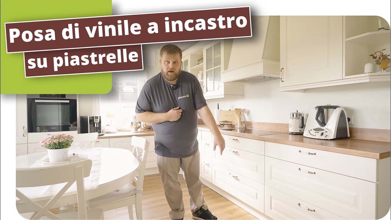 Posare vinile a incastro su piastrelle rasate