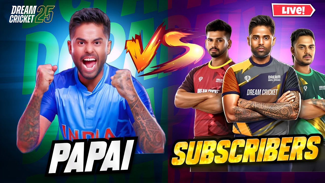 Dream Cricket 25 Rank Push Live 🔥 |
