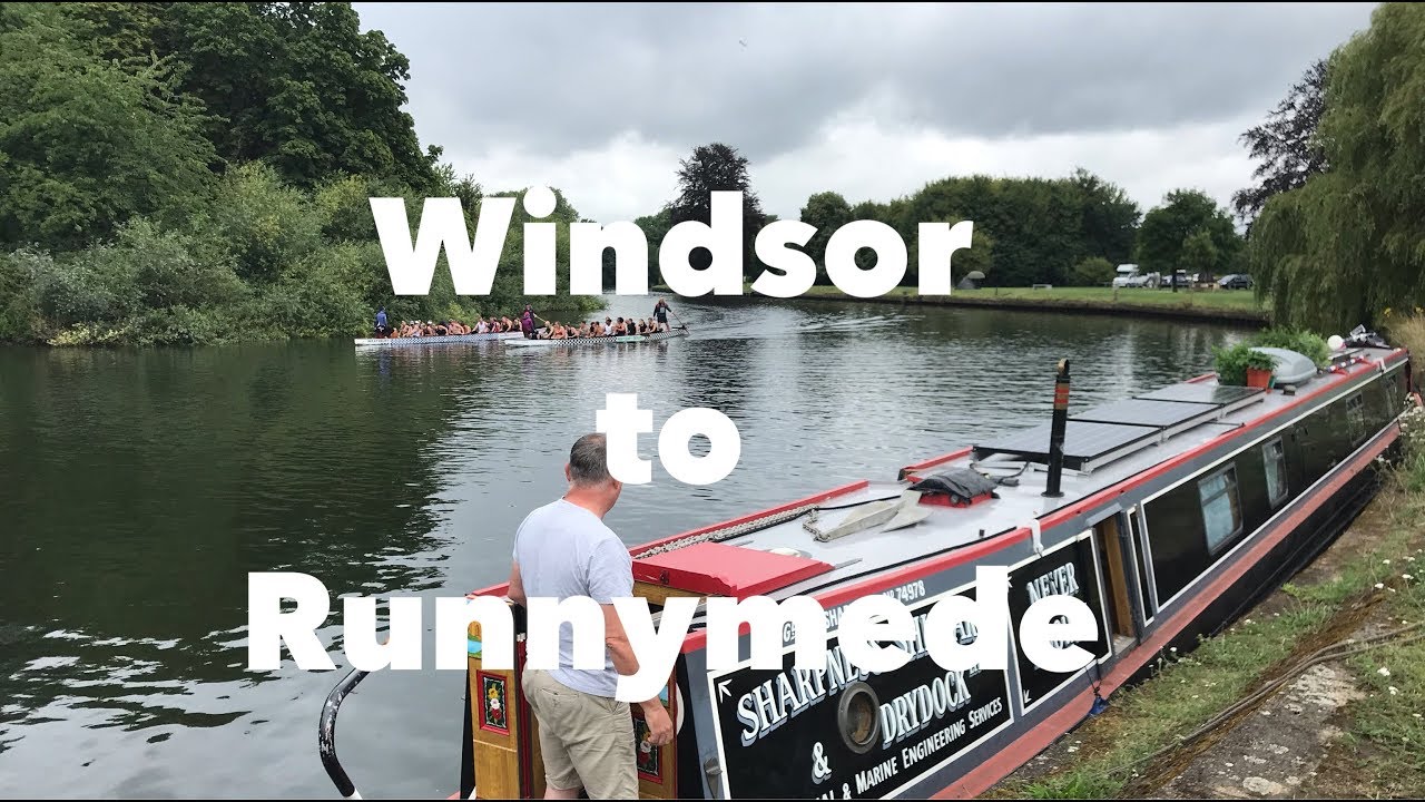 #38 Narrowboat Vlog - Windsor to Runnymede