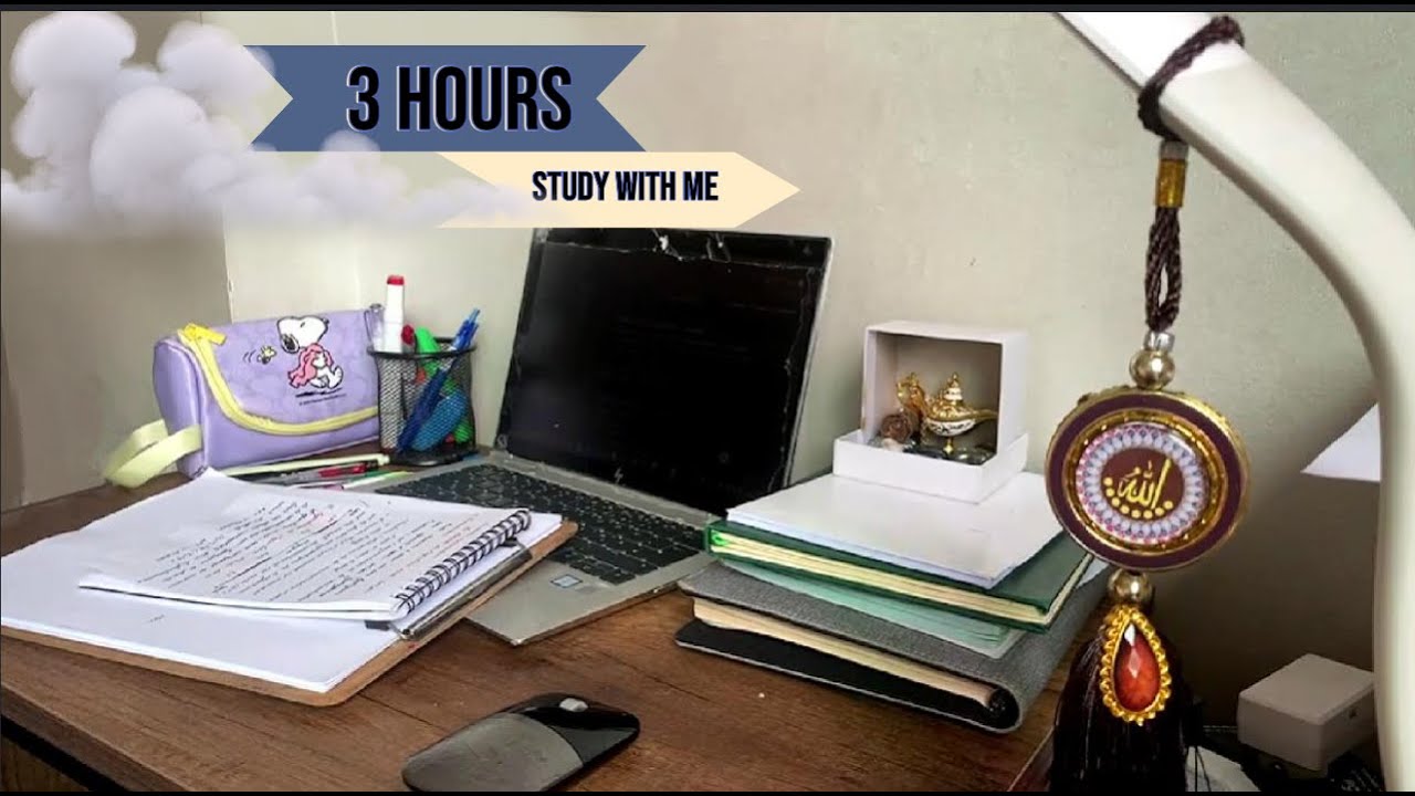 3-Hour Study With Me | Deep Focus & Quiet Discipline🌙✨