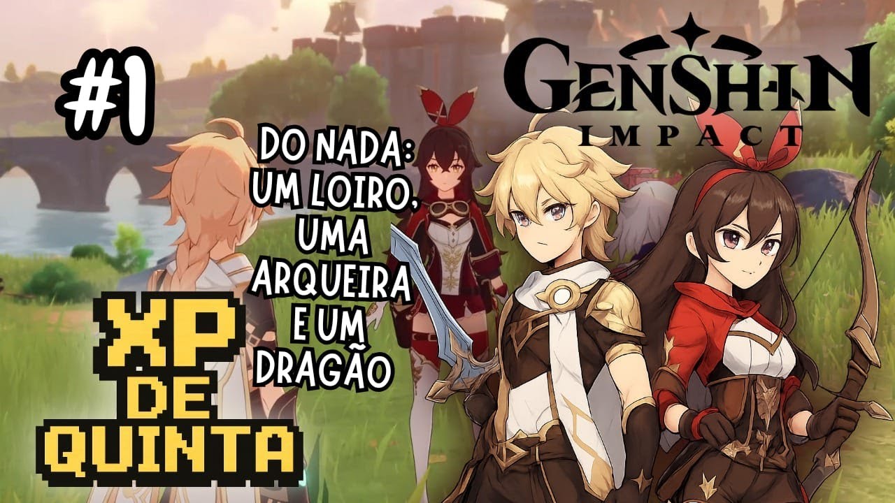 INÍCIO DA JORNADA EM GENSHIN IMPACT | CONHECENDO AETHER E AMBER | Genshin Impact - Ep. 1