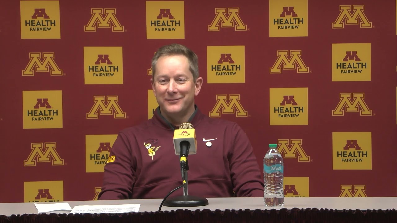 Postgame Press Conference: Gopher Men's Basketball vs. Indiana
