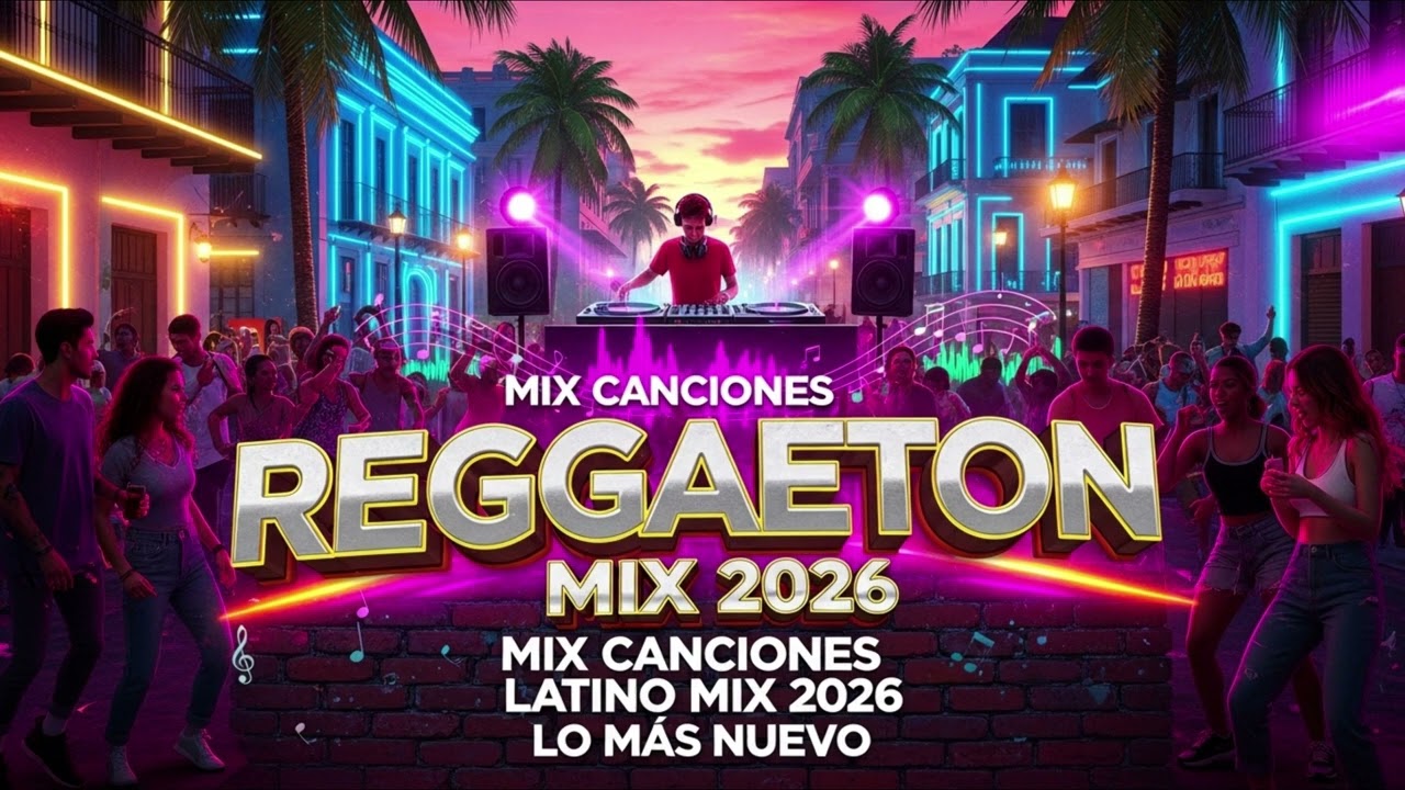 🔥 REGGAETON 2026 – MIX DE CANCIONES LATINAS LO MÁS NUEVO, HITS ACTUALES NONSTOP 🔥