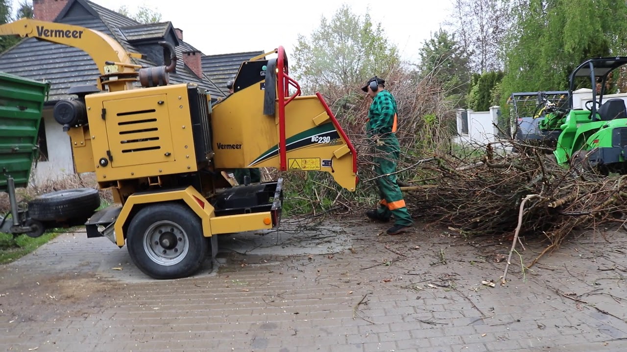 Vermeer BC 230 XL Zrąbkowanie gałęzi Zrąbki