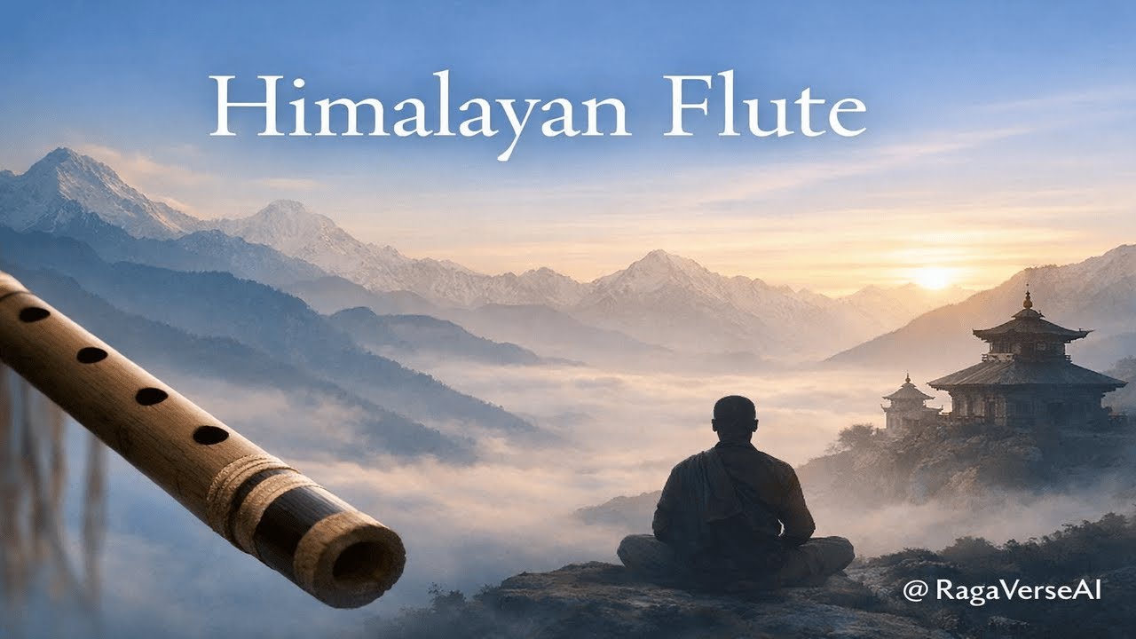 Himalayan AI Flute Mountain Melodies for Deep Reflection 2026 @RagaVerseAI