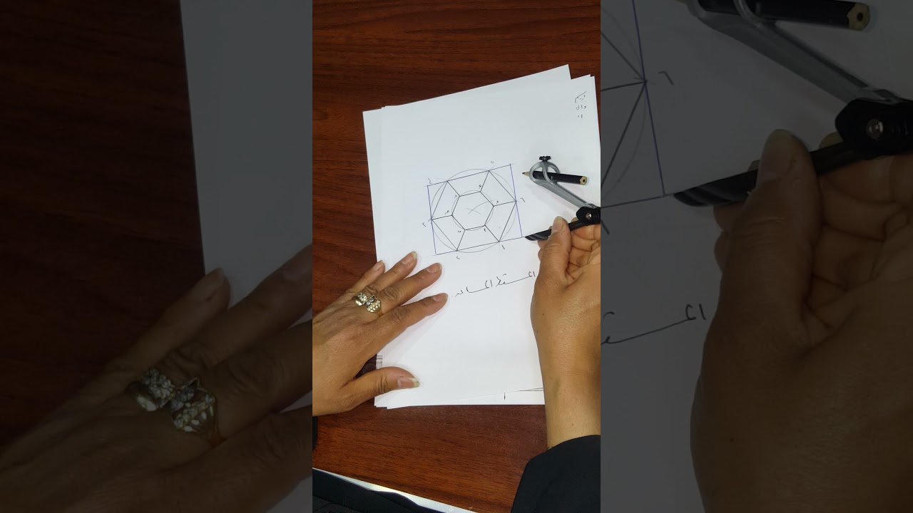 المساقط الثلاثة للاجسام الهندسية الناقصة
