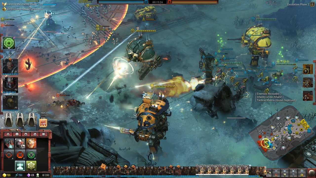 Space Marines vs Orks - Movie Marines Mod - Massive Battle - 4K Quality - WH 40K Dawn Of War 3