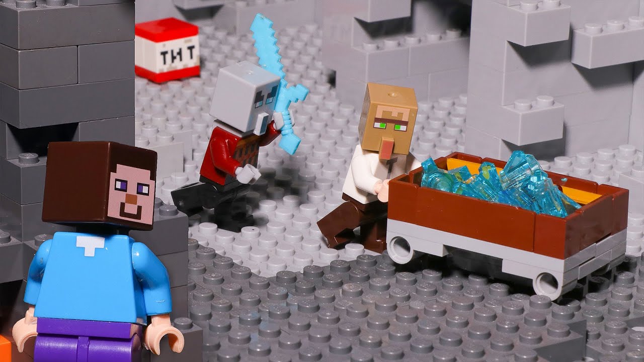 LEGO Minecraft - Подборка стоп-кадра | Майнкрафт Анимация