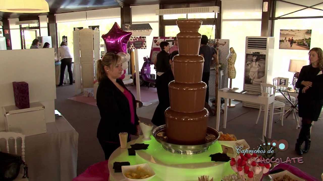 Fuentes de chocolate para bodas