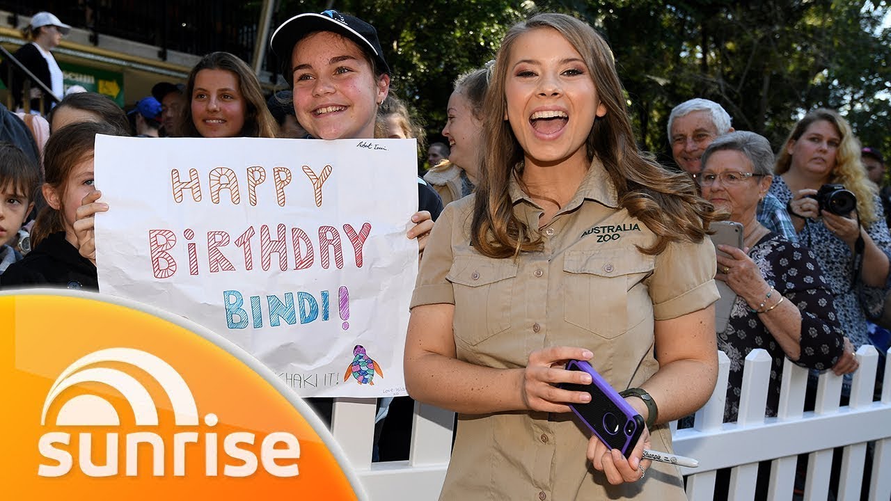 Bindi Irwin turns 21 and joins us from Australia Zoo | Sunrise