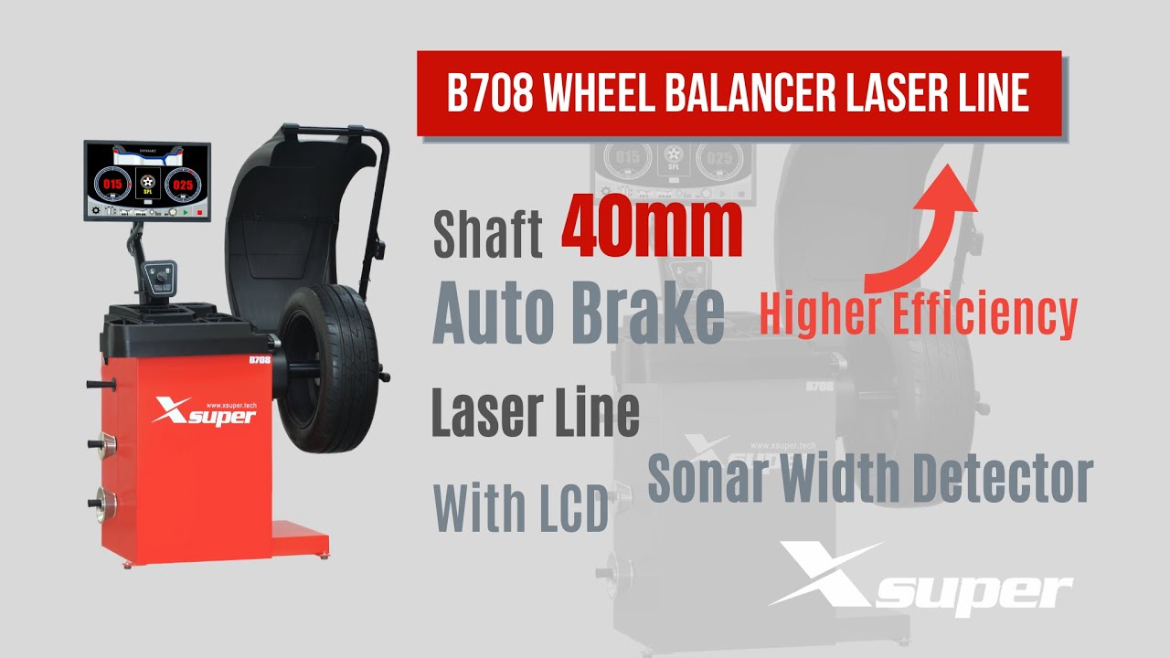 B708 Laser Line Wheel Balancer