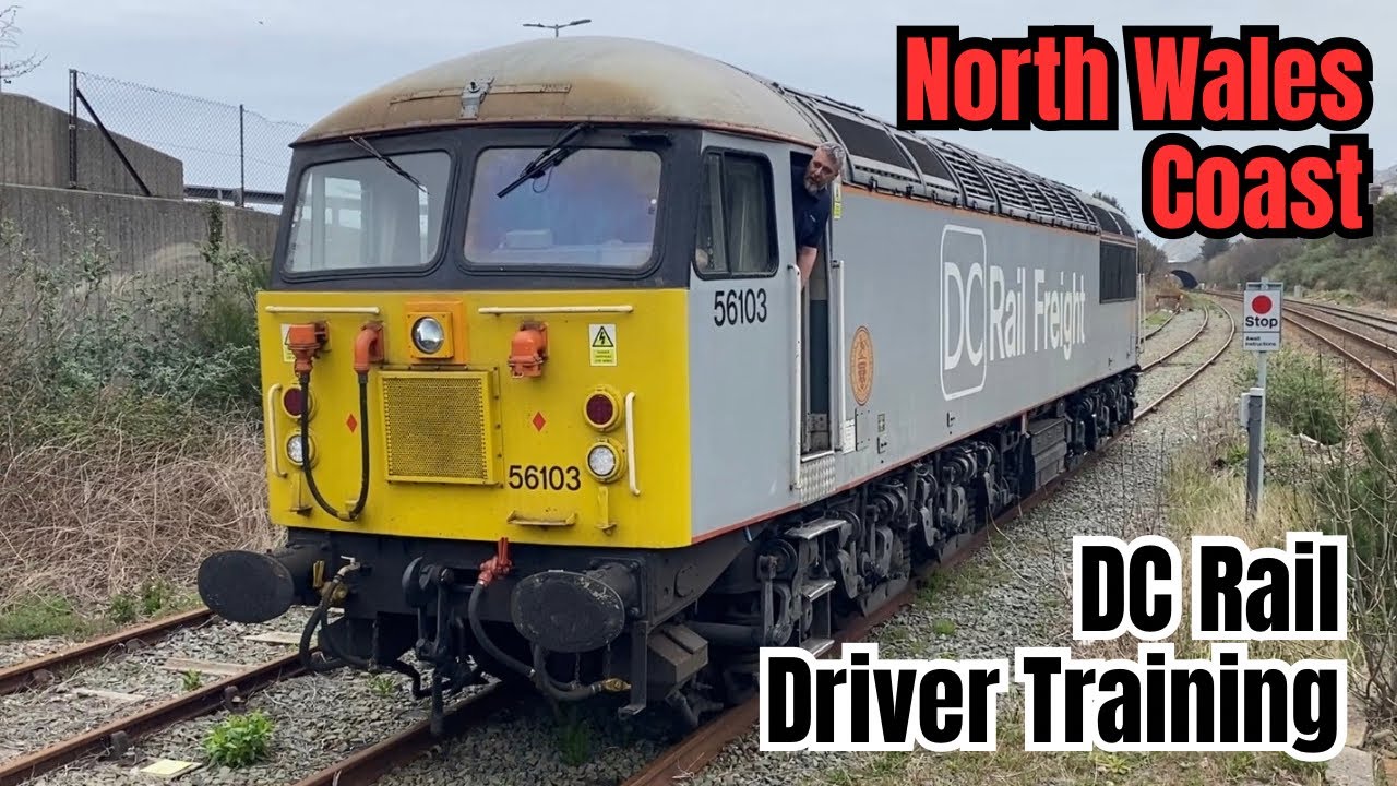 NEW FREIGHT for DC RAIL at Penmaenmawr QUARRY !! Driver Training Taking Place - North Wales Coast