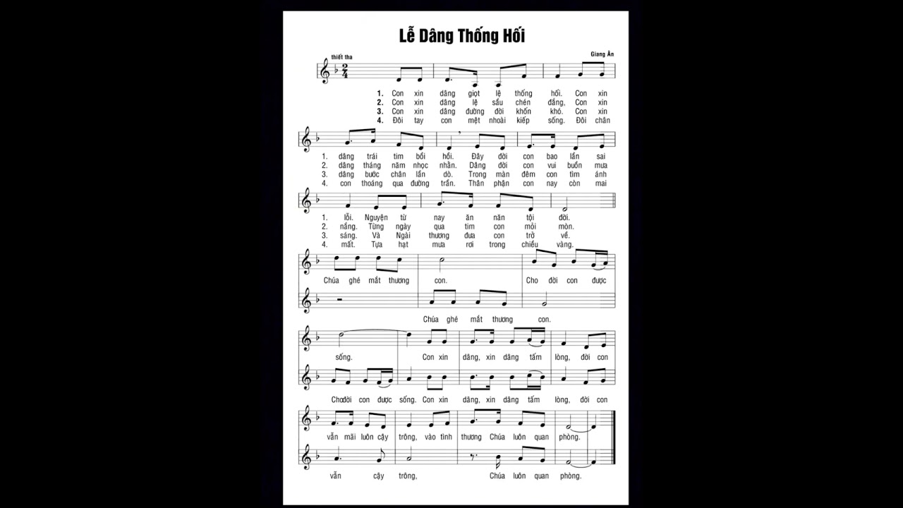 Lễ Dâng Thống Hối   
