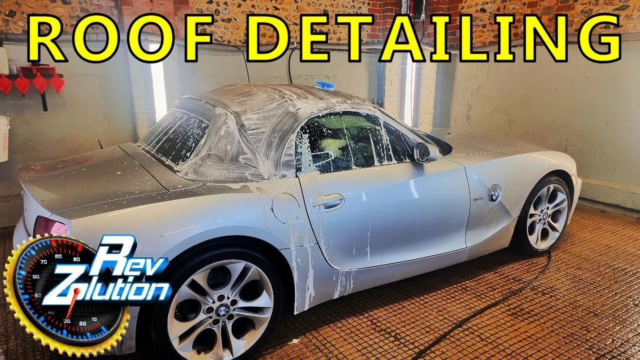 Чистка мягкого верха кабриолета — BMW Z4