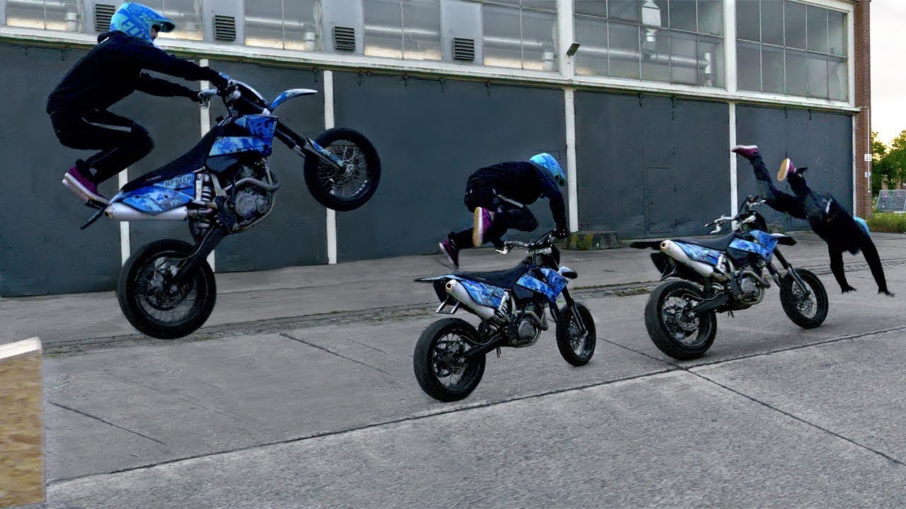 KTM CRASH | ► Pytch Supermoto Stuntriding in Münster ◄