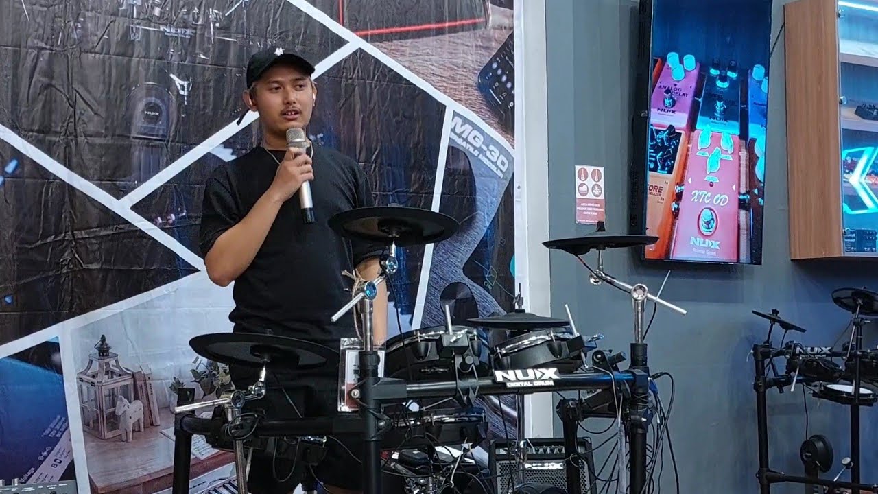 Roy Ibrahim DEADSQUAD - Catharsis (Drum Playthrough) at Salomo Music, Sunter Jakarta