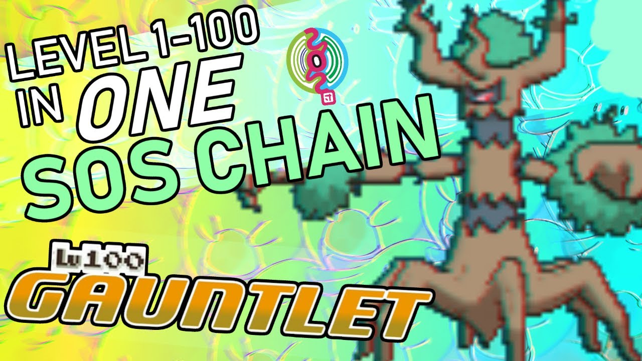 430 - Raising a Pokemon from Level 1-100 in a single SOS Battle! The Level 100 Gauntlet