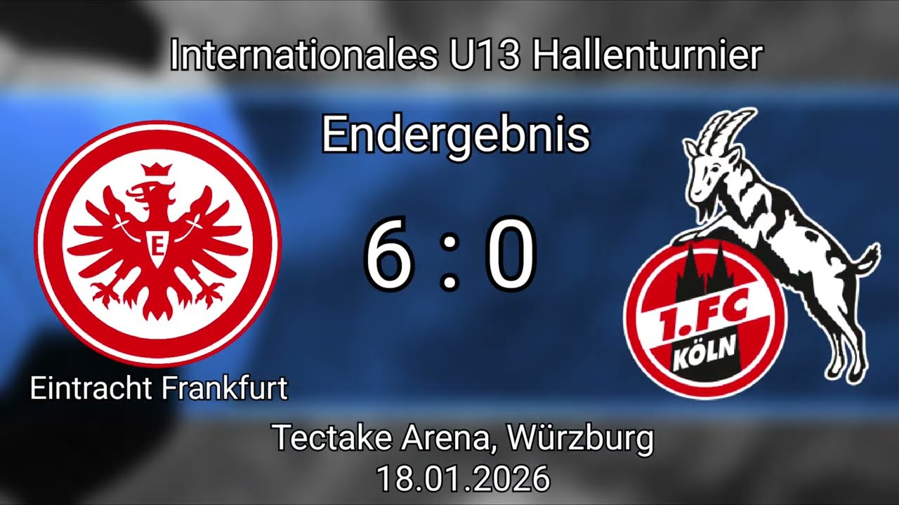 Finale U13: Eintracht Frankfurt - 1.FC Köln