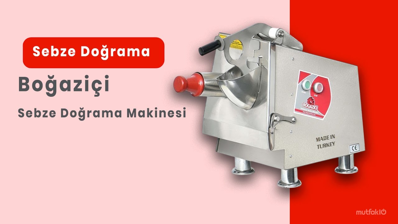 Boğaziçi Sebze Doğrama Makinesi | Hızlı ve Pratik Çözüm