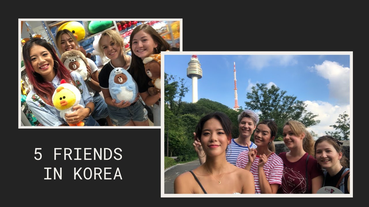 5 Friends in Korea