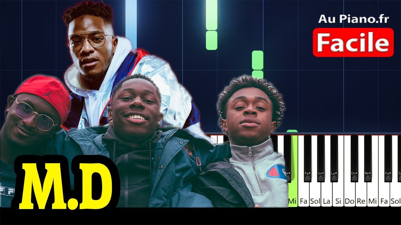 4Keus Feat. Niska - M.D - Piano FACILE