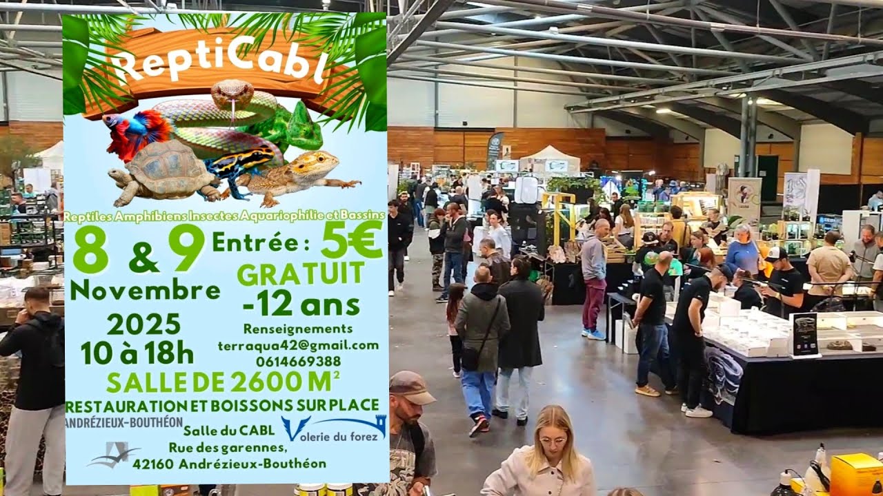 REPTICABL (Salon Reptile) novembre 2025.