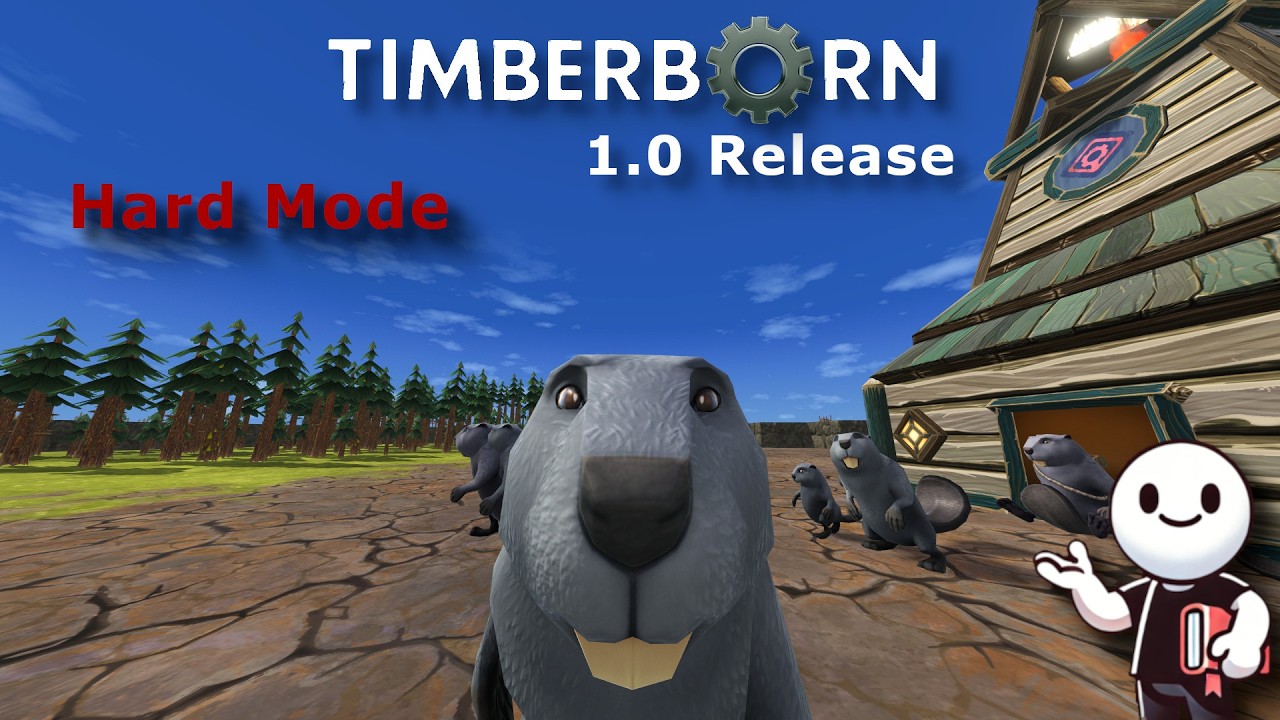 Timberborn 1.0 Hard Challenge with the Ironteeth on Terrace