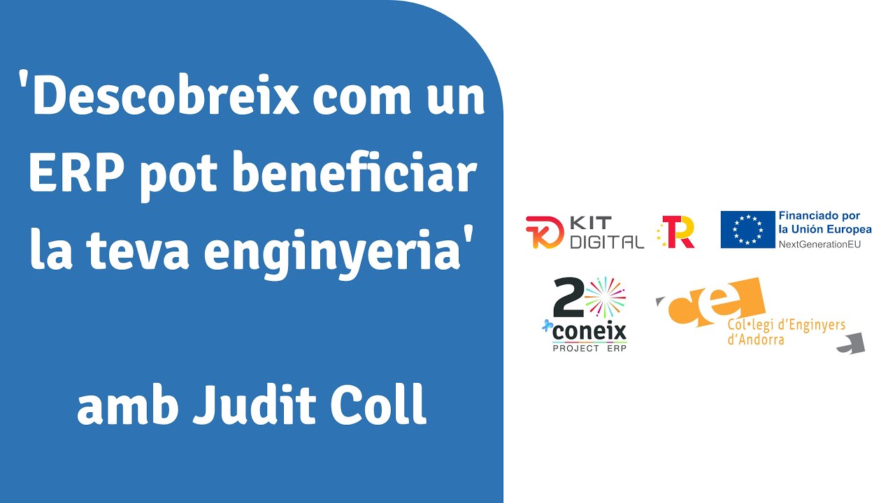 Descobreix com un ERP pot beneficiar la teva enginyeria amb Judit Coll
