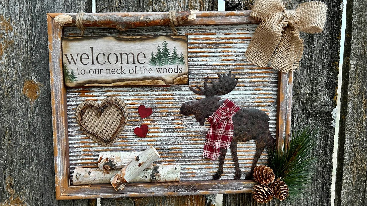 Rustic Welcome Sign