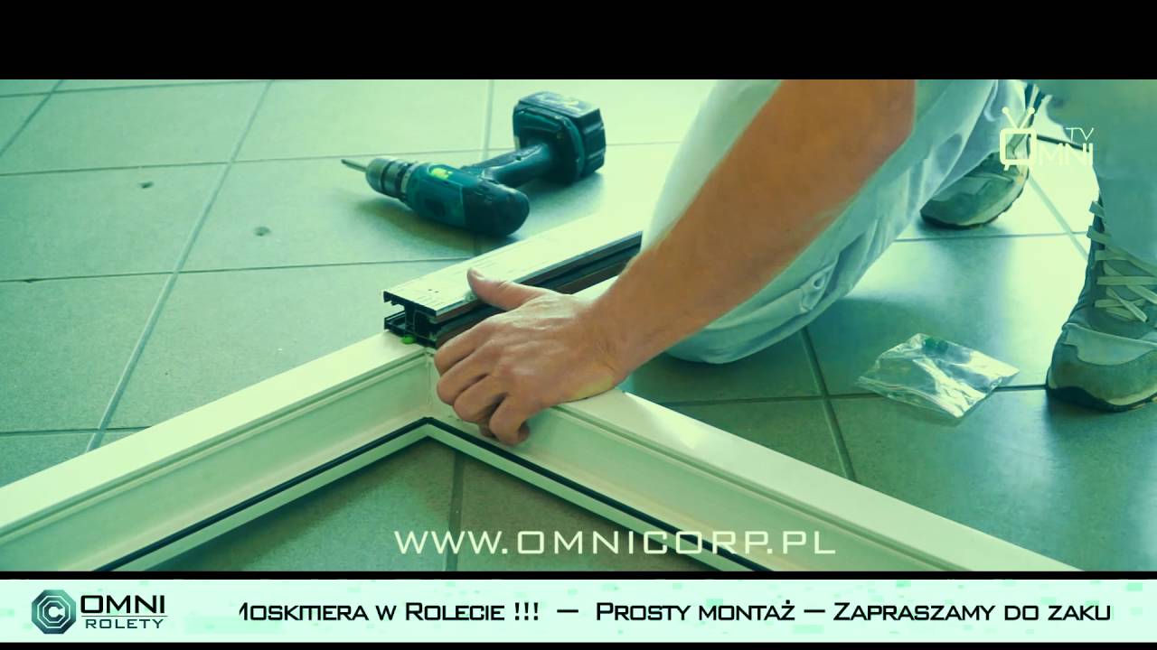 Jak zamontować rolety zewnętrzne OMNIrolety firmy OMNIcorp