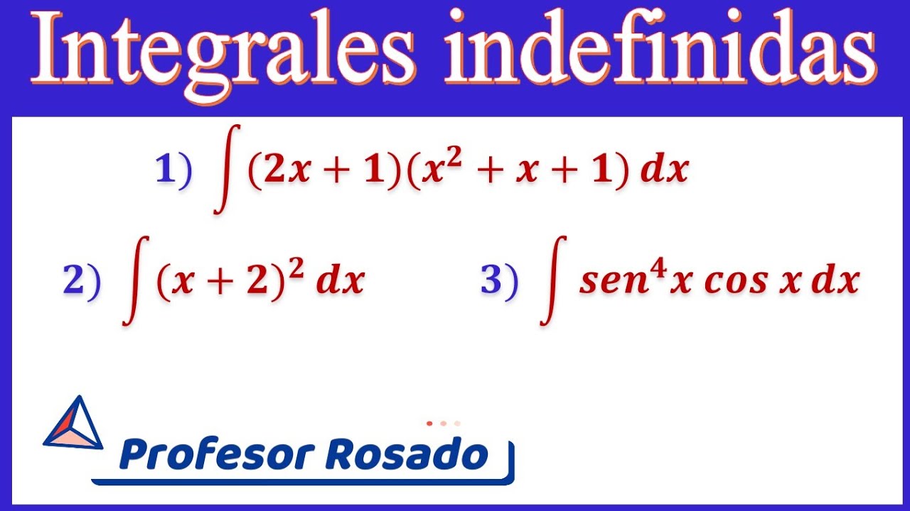 Integrales indefinidas