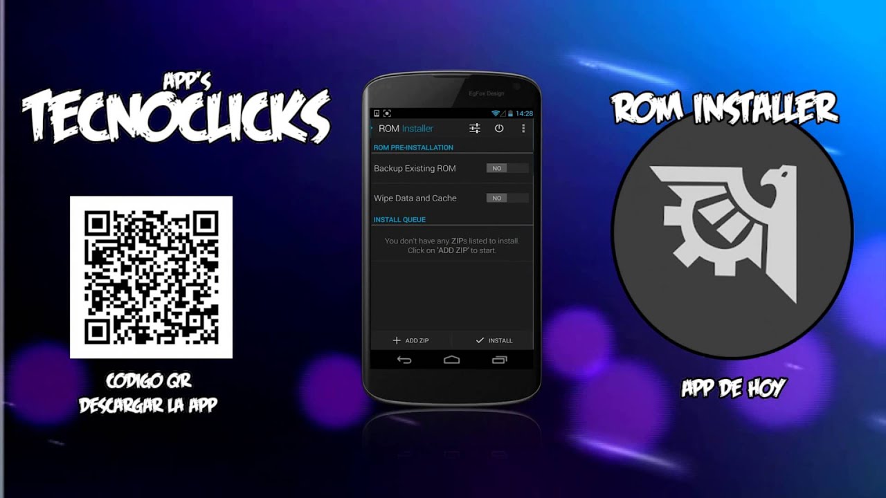 Rom Installer | Instala tu ROM favorita de una manera facil y rapida