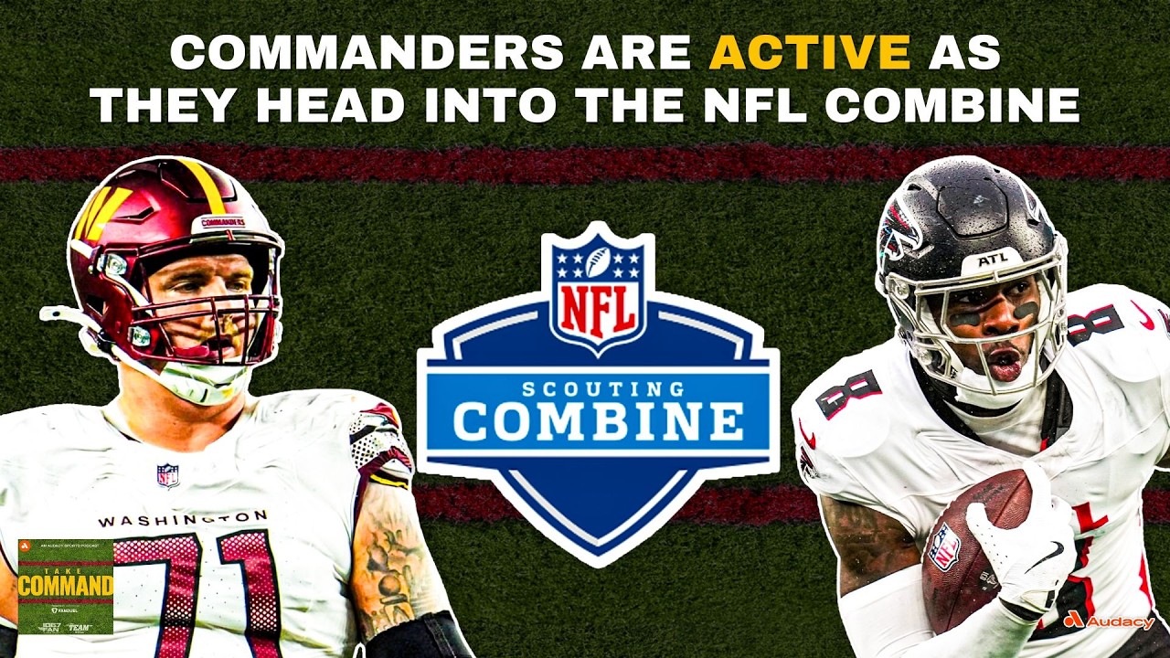 Commanders NFL Combine Primer, Andrew Wylie Re-Signed, & Falcons Tag Kyle Pitts | Take Command