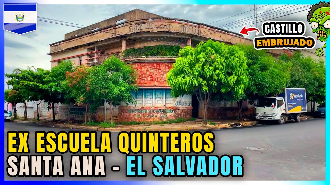 🇸🇻 Caminando Santa Ana El Salvador | EX CANAL 23  | Castillo Embrujado | Ex Escuela Quinteros