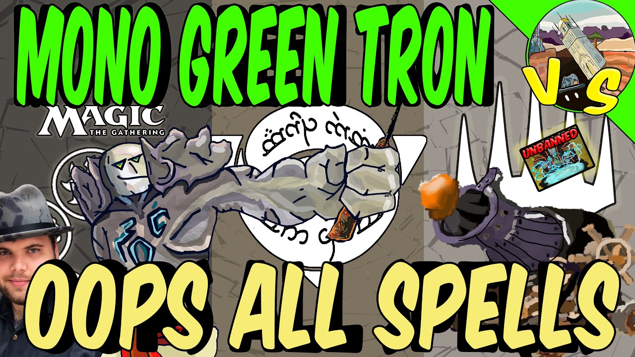 Mono Green Tron VS Oops All Spells｜After Preordain Unban｜Magic the Gathering Online｜Modern
