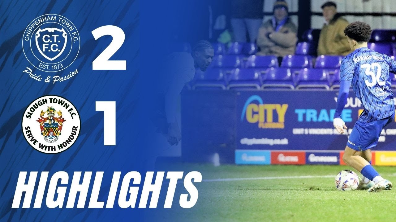 🎥 𝗠𝗮𝘁𝗰𝗵 𝗛𝗶𝗴𝗵𝗹𝗶𝗴𝗵𝘁𝘀 | Chippenham Town 2-1 Slough Town | National League South | Tuesday 13th December