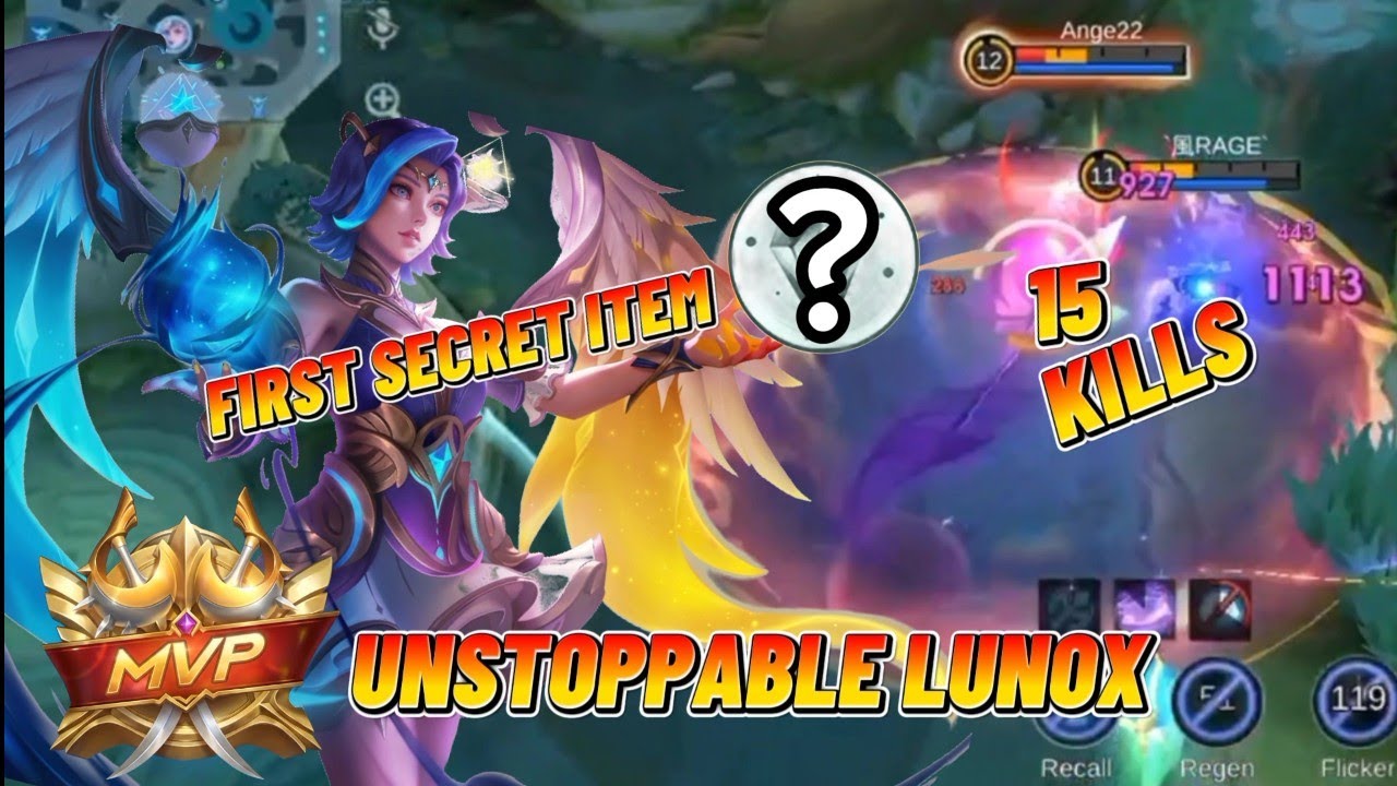 15 KILLS! UNSTOPPABLE LUNOX - BUILD This 'SECRET' Item Early Makes Lunox Absolutely BROKEN!
