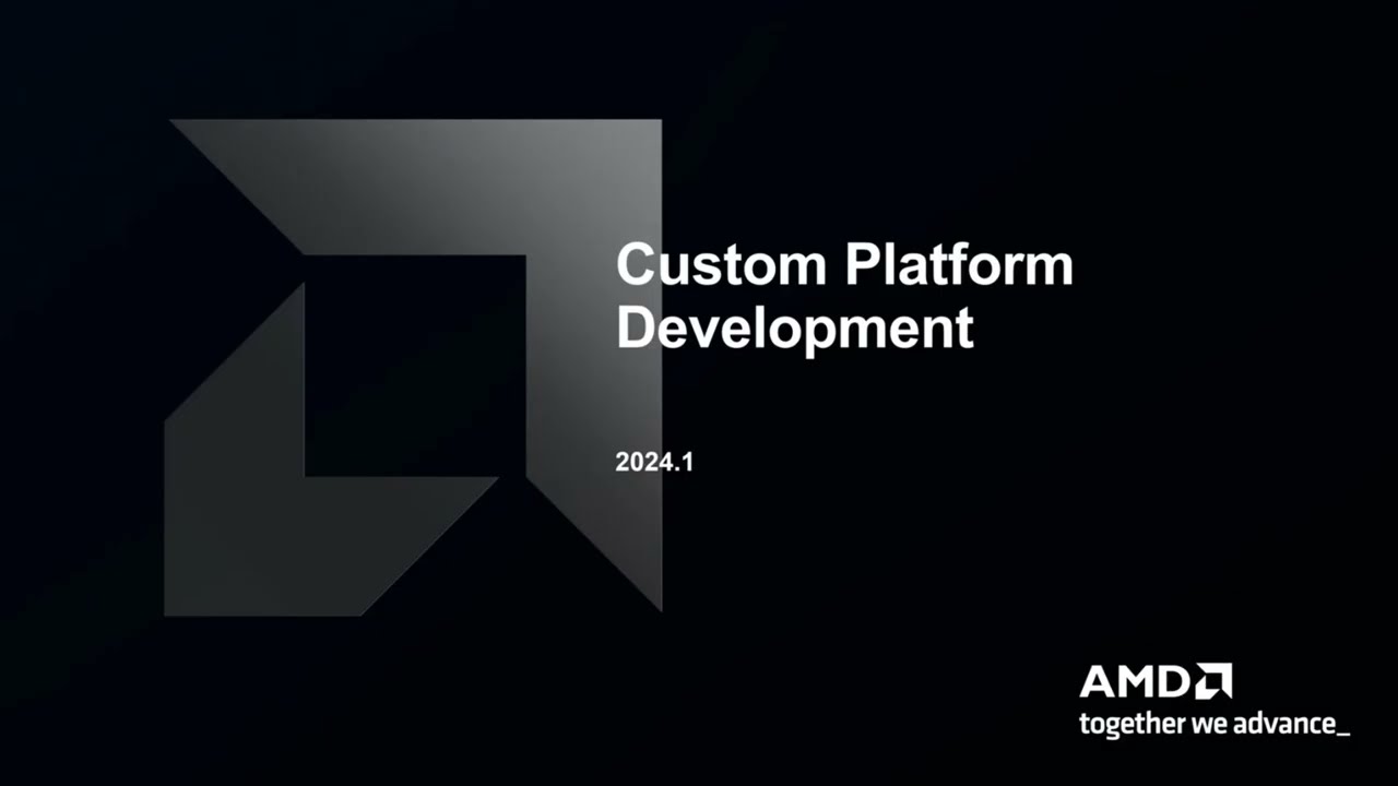 Embedded Heterogeneous Design in AMD Adaptive SoC. 4th Talk. Custom Platform Development & Demo Lab