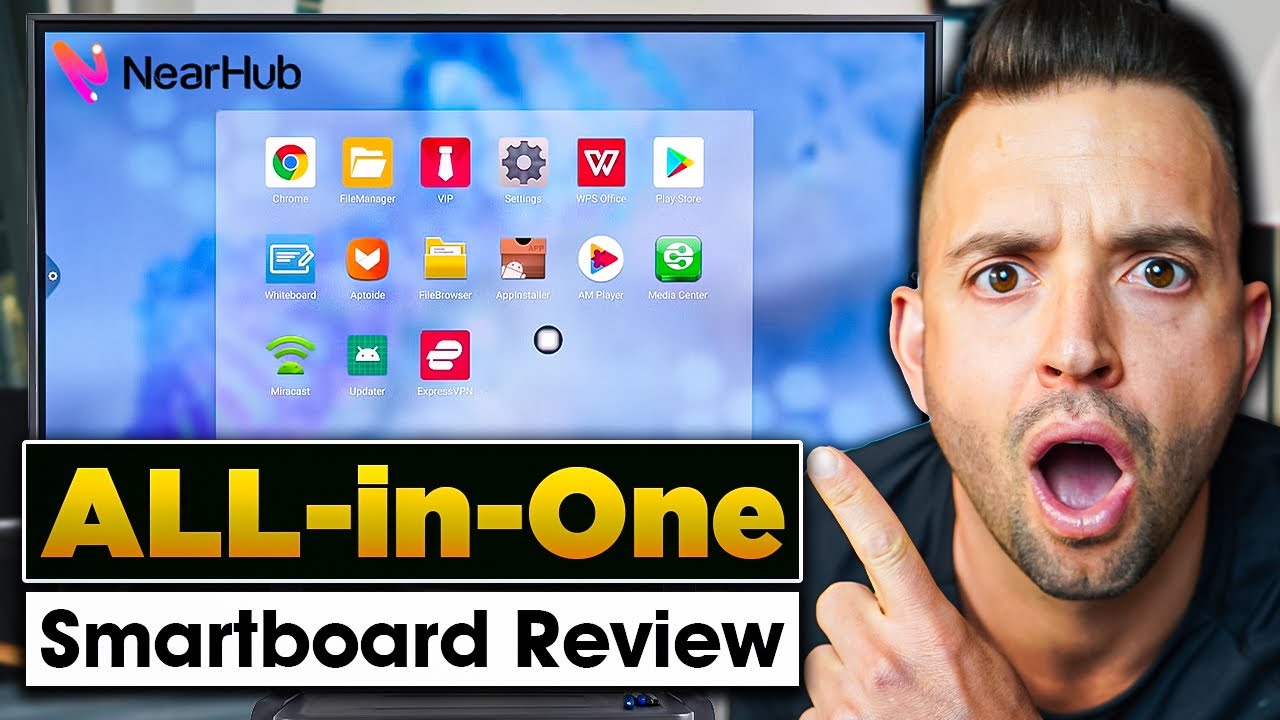 NearHub S55 All-in-One Smart Board Review  | AI-Powered 4K Whiteboard for Online Coaching & Business